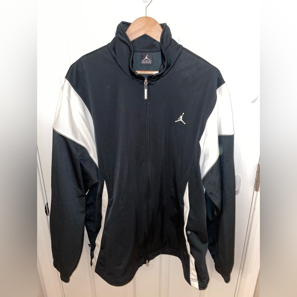 Jordan Black Warm Up Zip